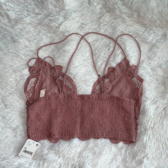 Free People One Adella Bralette in Ballet color - Picture 6 of 8